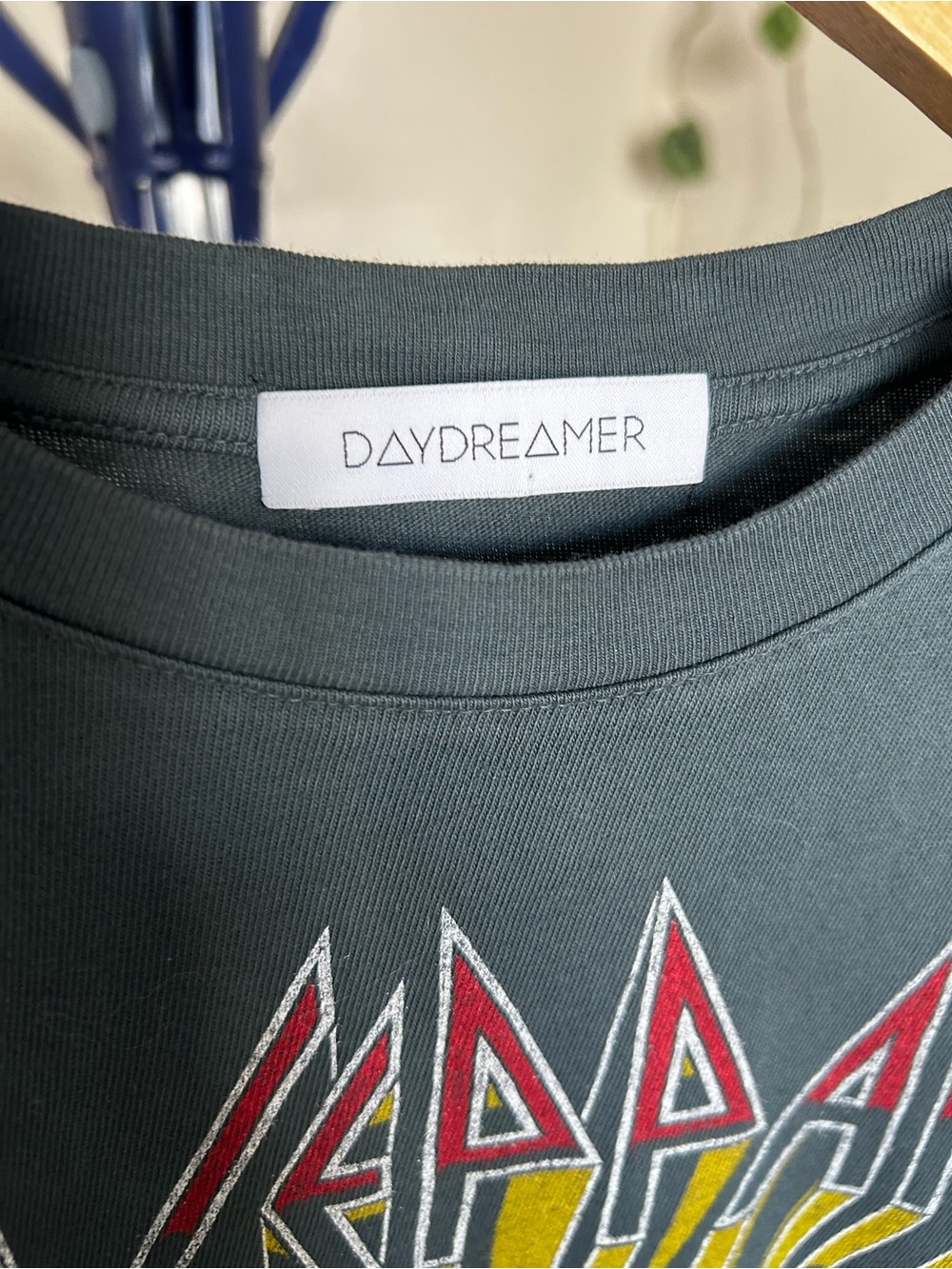 Daydreamer Def Leppard Graphic Tee — Black with Multicolor Print - Picture 3 of 5